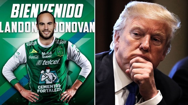 Landon Donovan, que volverá al fútbol y jugará en el Club León de México, envió un mensaje para Donald Trump