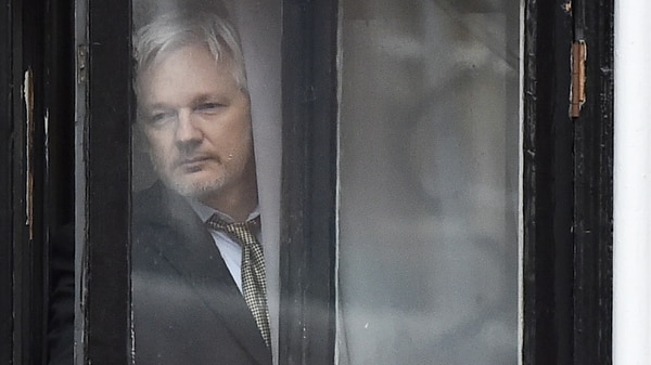 Julian Assange permanece asilado en la embajada de Ecuador en Londres (AFP)