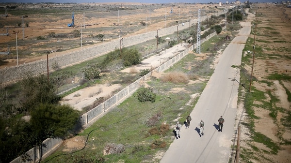 La frontera del sur de la Franja de Gaza (REUTERS/Ibraheem Abu Mustafa)