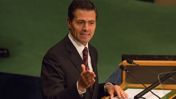 El presidente mexicano Enrique Peña Nieto