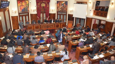 Sesión del Legislativo. Foto: Cámara de Senadores