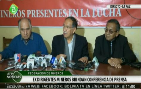 Pimentel, Ramírez y Gómez, exdirigentes mineros, cuestionan a la nueva Conade.