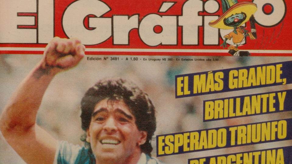 Una tapa histórica: cuando la selección argentina le ganó a Inglaterra en México 1986