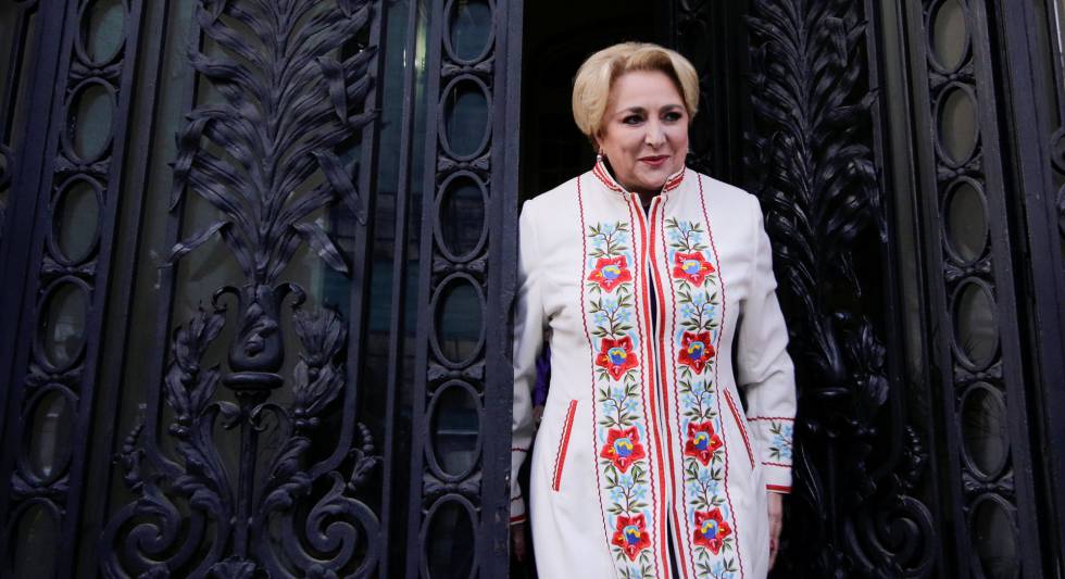 La primera ministra rumana, Viorica Dancila, este martes en Bucarest.