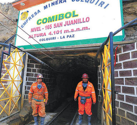 La Empresa Minera Colquiri (EMC). Foto: La Razón - archivo