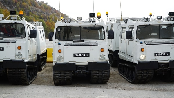 Estos vehículos son utilizados para transportar a los soldados (Fotos: FDI)