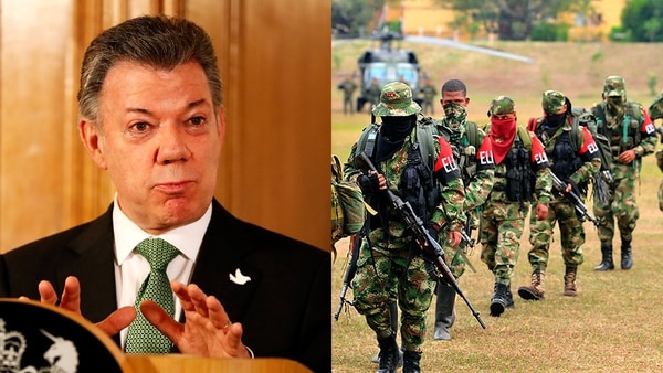 Juan Manuel Santos quiere avanzar en un diálogo de paz con el Ejército de Liberación Nacional (ELN)