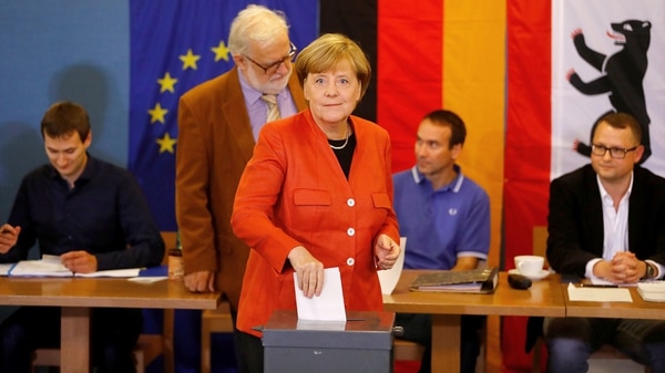 Merkel en las elecciones de septiembre. Si el acuerdo con el SPD falla, su partido deberá gobernar como minoría o llamar a nuevas elecciones