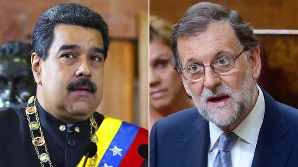 Nicolás Maduro y Mariano Rajoy