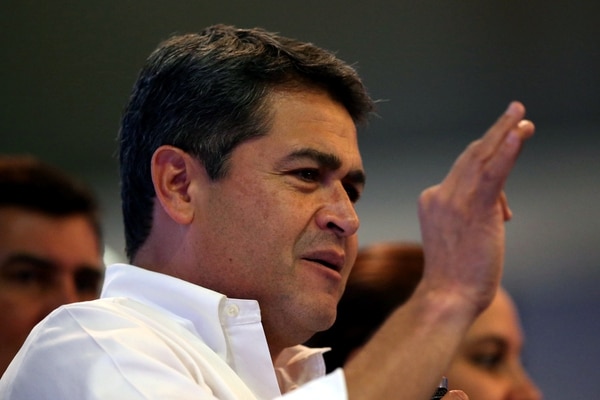 El presidente de Honduras Juan Orlando Hernandez (REUTERS/ Edgard Garrido)