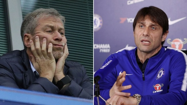 Roman Abramovich y Antonio Conte atraviesan una crisis por la falta de fichajes del Chelsea