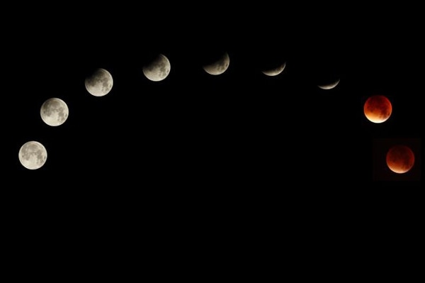 El camino de superluna a luna de sangre. (Ruaraidh Gillies/Wikimedia Commons)