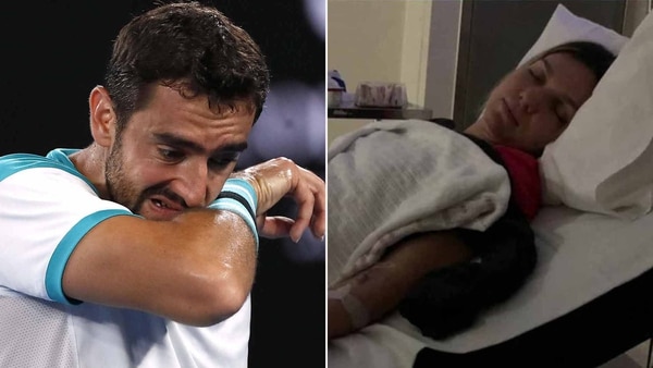Marin Cilic protestó por el calor y Simona Halpe estuvo internada tras jugar la final del Australian Open