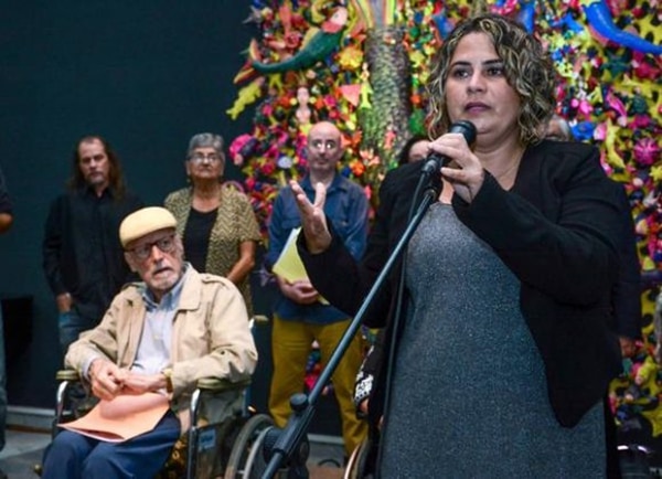 La escritora cubana, Yanetsy Pino Reina, obtuvo el Premio Casa de Las Américas, en la categoría de estudios sobre la mujer, en acto realizado en la sede de esa institución cutural, en La Habana, Cuba. Foto: Abel Padrón Padilla / ACN