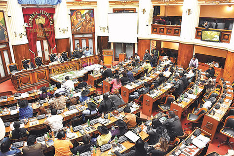 Sesión. Algunas opositoras denunciaron acoso político cuando el Legislativo conformaba su directiva.