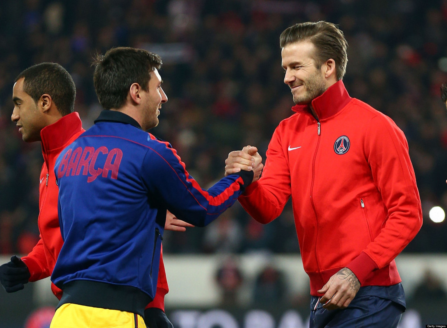 Resultado de imagen para messi y beckham