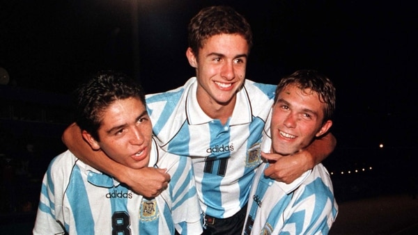 Riquelme, Aimar y Markic en las juveniles argentinas (Reuters)