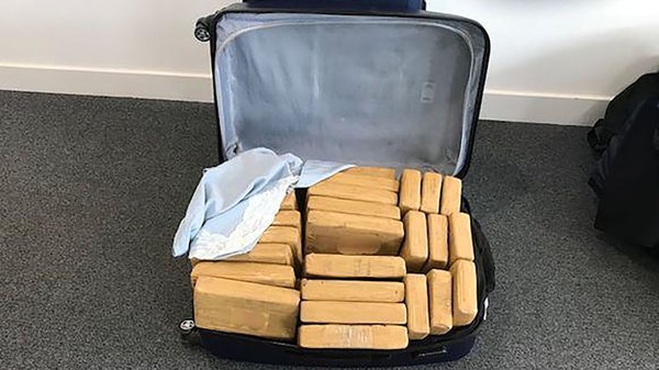 La droga estaba oculta en 15 maletas (Home Office Reino Unido)