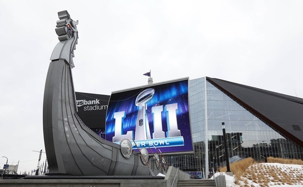 El estadio de los Vikingos, el US Bank Stadium, es la sede del Super Bowl LII (Reuters)
