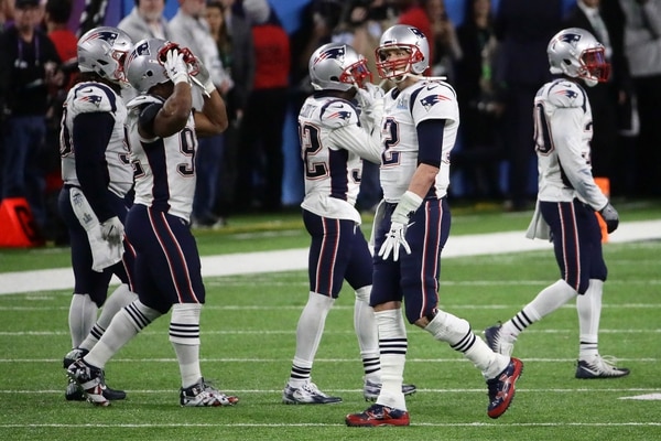 Tom Brady y sus compañeros supieron en esa jugada que la victoria de los Eagles estaba encaminada