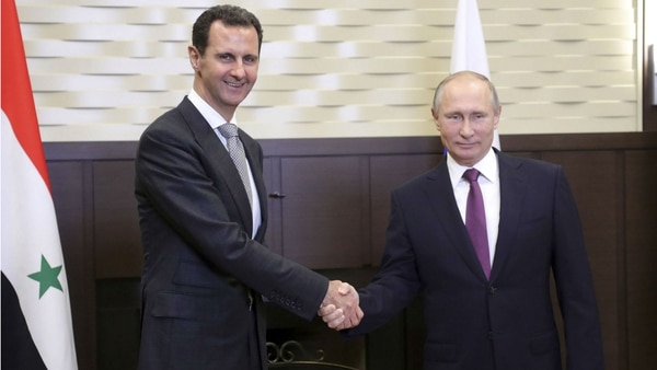 Al Assad y Putin durante su encuentro en Sochi (Reuters)
