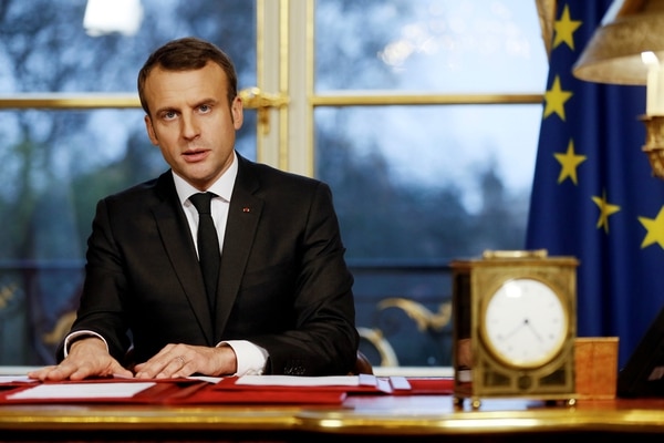 El presidente francés Emmanuel Macron (REUTERS/Etienne Laurent)