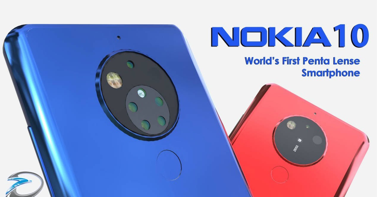 Nokia 10 camara 5 lentes