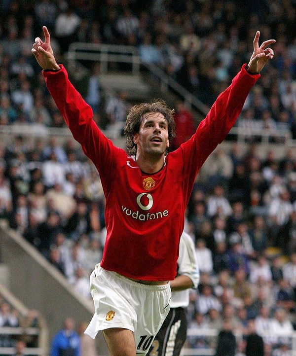 9. Ruud van Nistelrooy (Manchester United) / Juegos: 150 Goles: 95 GPG: 0.63 Títulos: 1