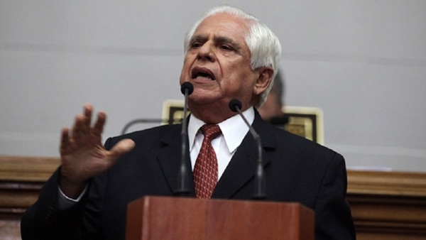 Omar Barboza, presidente de la Asamblea Nacional opositora