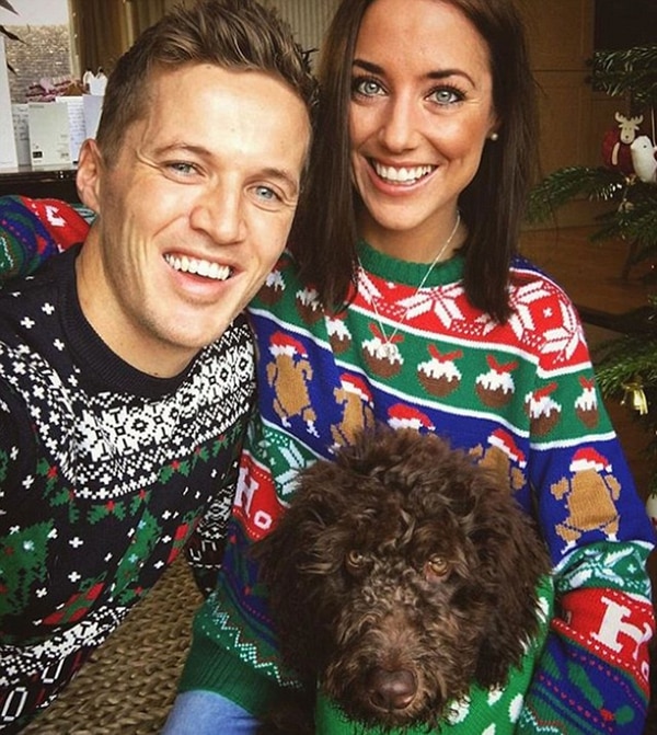 Jake Coates conmovió al mundo en las redes sociales cuando murió su esposa poco después de su casamiento. En esta foto con Emmy Collett, su difunta esposa