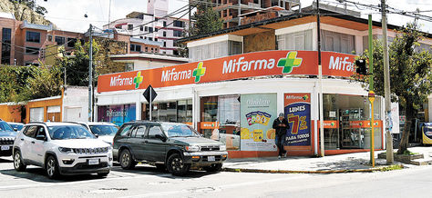 Sucursales. La agencia de la calle 10 de Calacoto, en la zona Sur de La Paz.