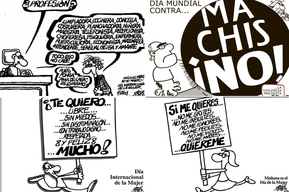 Mucho antes de que comenzara el movimiento #MeToo, Forges inició su particular batalla para defender e impulsar el feminismo.