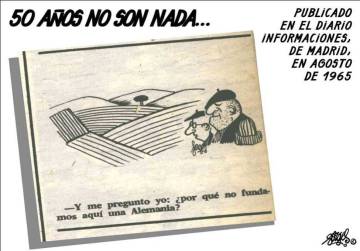 Una de las primeras viñetas de Forges, publicada en 