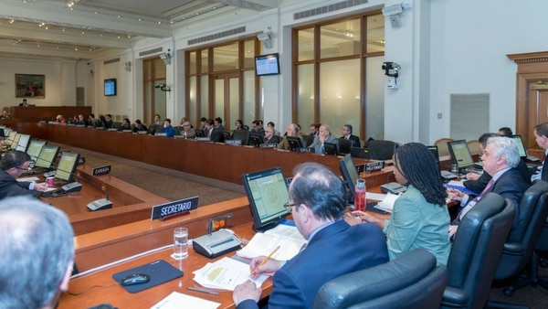 Una sesión del Consejo Permanente de la OEA en Washington, Estados Unidos (@OEA_oficial)