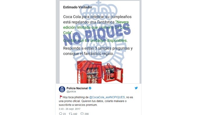 Bulo Coca Cola falso