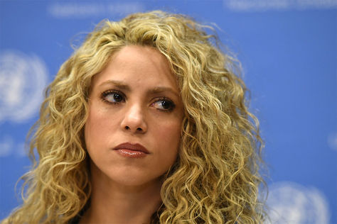 La artista colombiana Shakira.