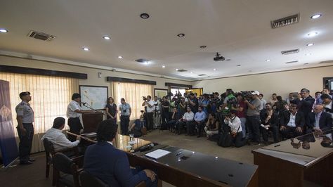 El presidente Evo Morales en presentación del potencial hidrocarburífero y acuerdos de inversión. Foto:Ministerio de Hidrocarburos