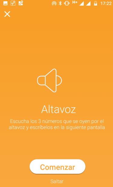 Ejemplo de test de sonido