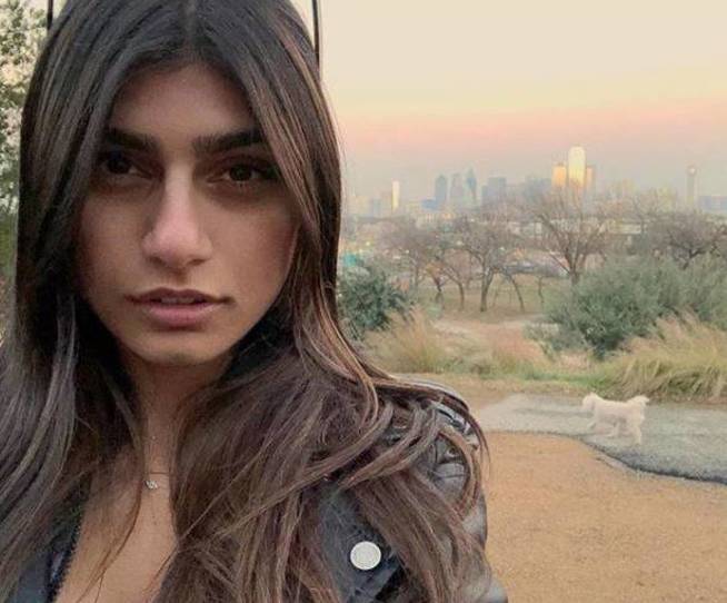 Mia Khalifa en una foto de su perfil de Instagram.