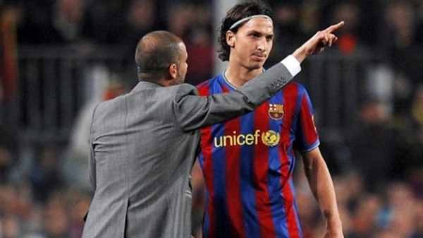 Con Zlatan tuvo una relación con ribetes polémicos
