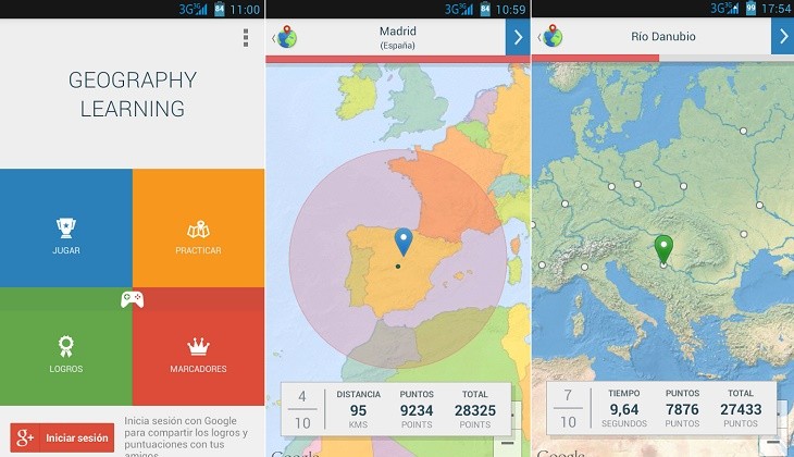 Aprende Geografía juego