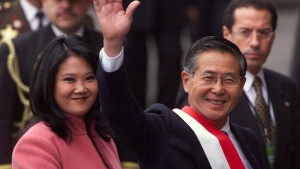 Alberto y Keiko Fujimori