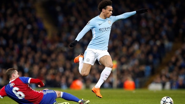 Leroy Sané fue una de las figuras de Manchester City ante el Basilea en la Champions League (Reuters)