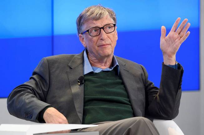 Bill Gates en el Foro Económico Mundial de Davos. (EFE)