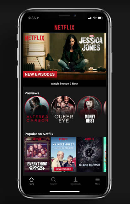 netflix vista previa