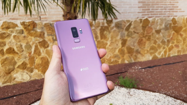 Imagen trasera del Samsung Galaxy S9+