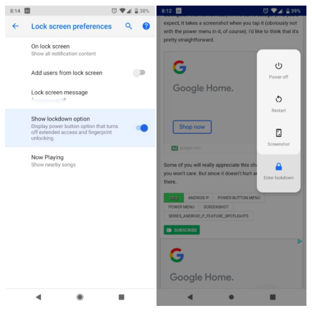 bloquo android p
