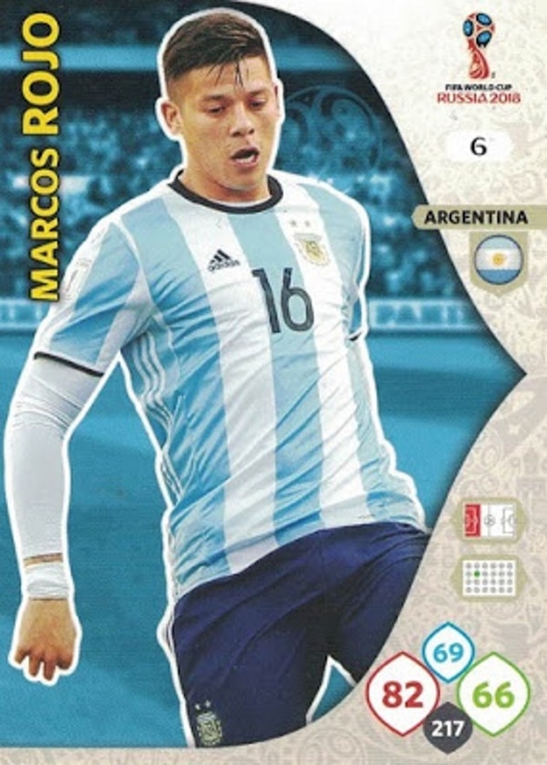 La versión Adrenalyn de Marcos Rojo (Yo soy Mundial)