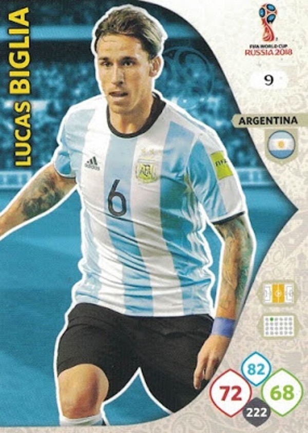 La versión Adrenalyn de Lucas Biglia (Yo soy mundial)