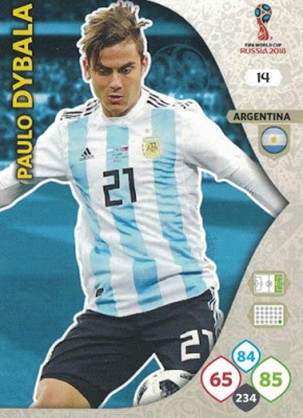 La versión Adrenalyn de Paulo Dybala (Yo soy mundial)